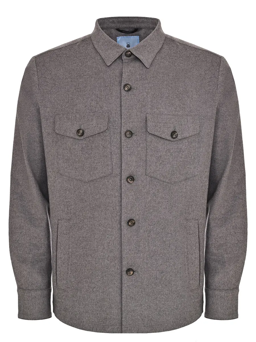 Рубашка из шелка и кашемира