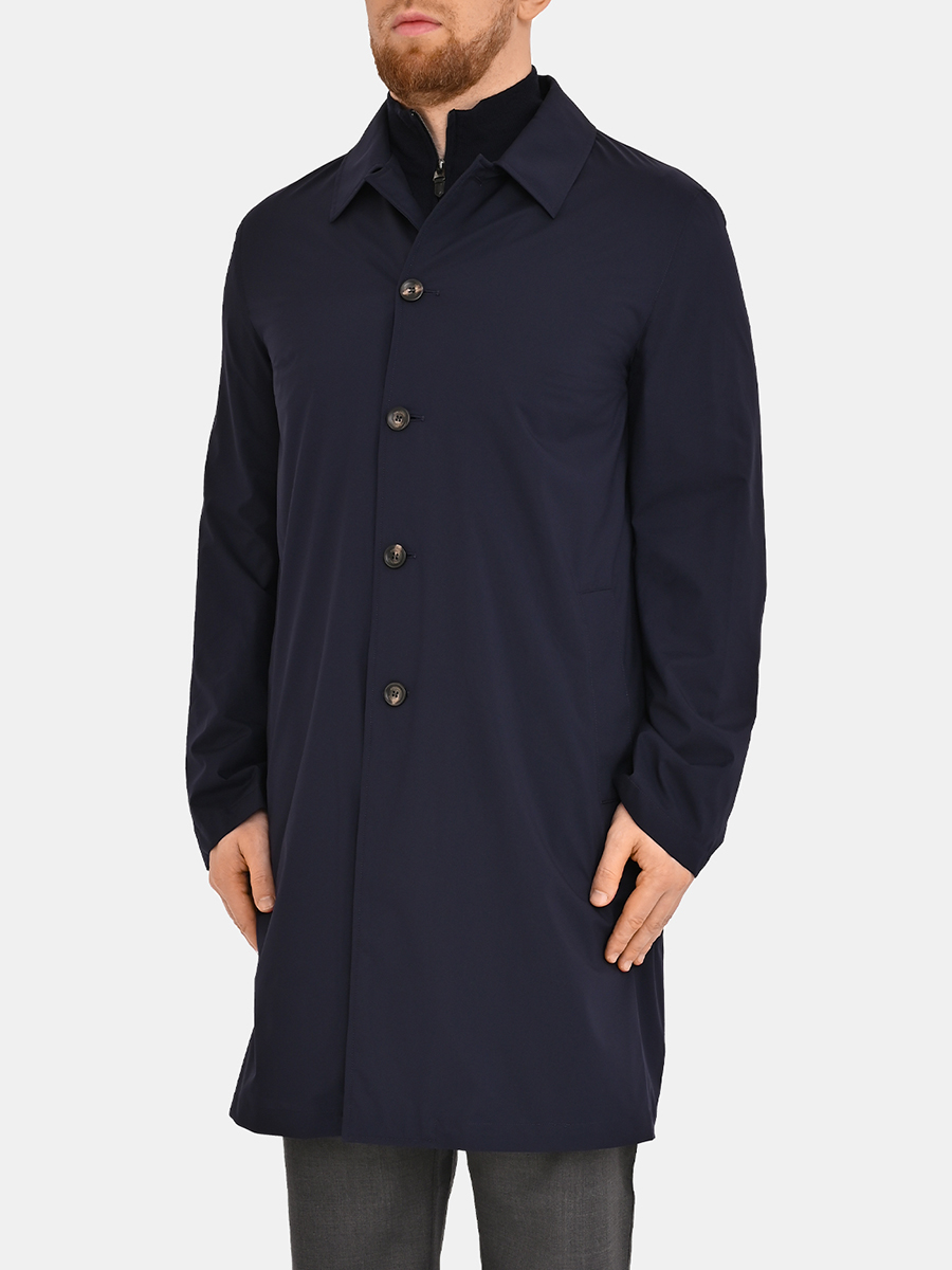 Плащ однотонный