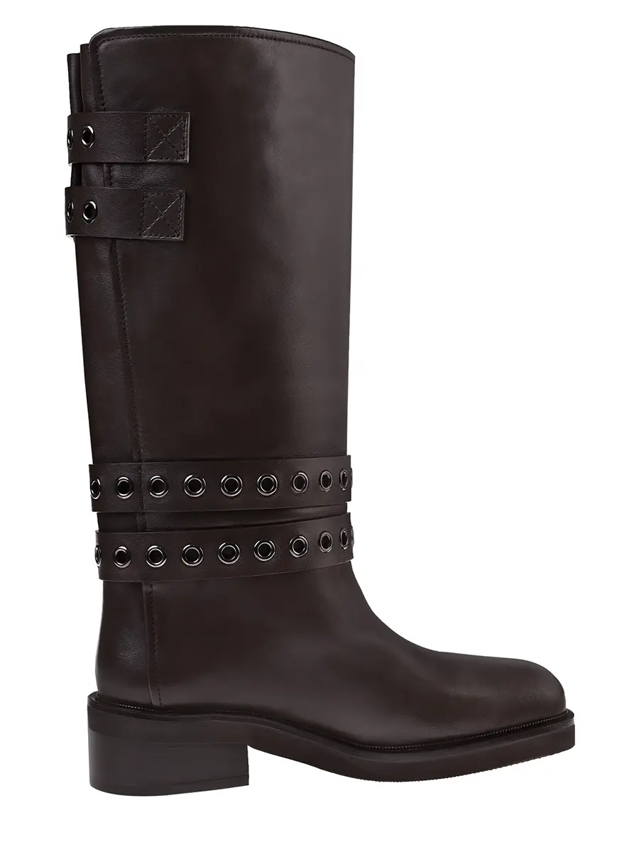 Сапоги кожаные