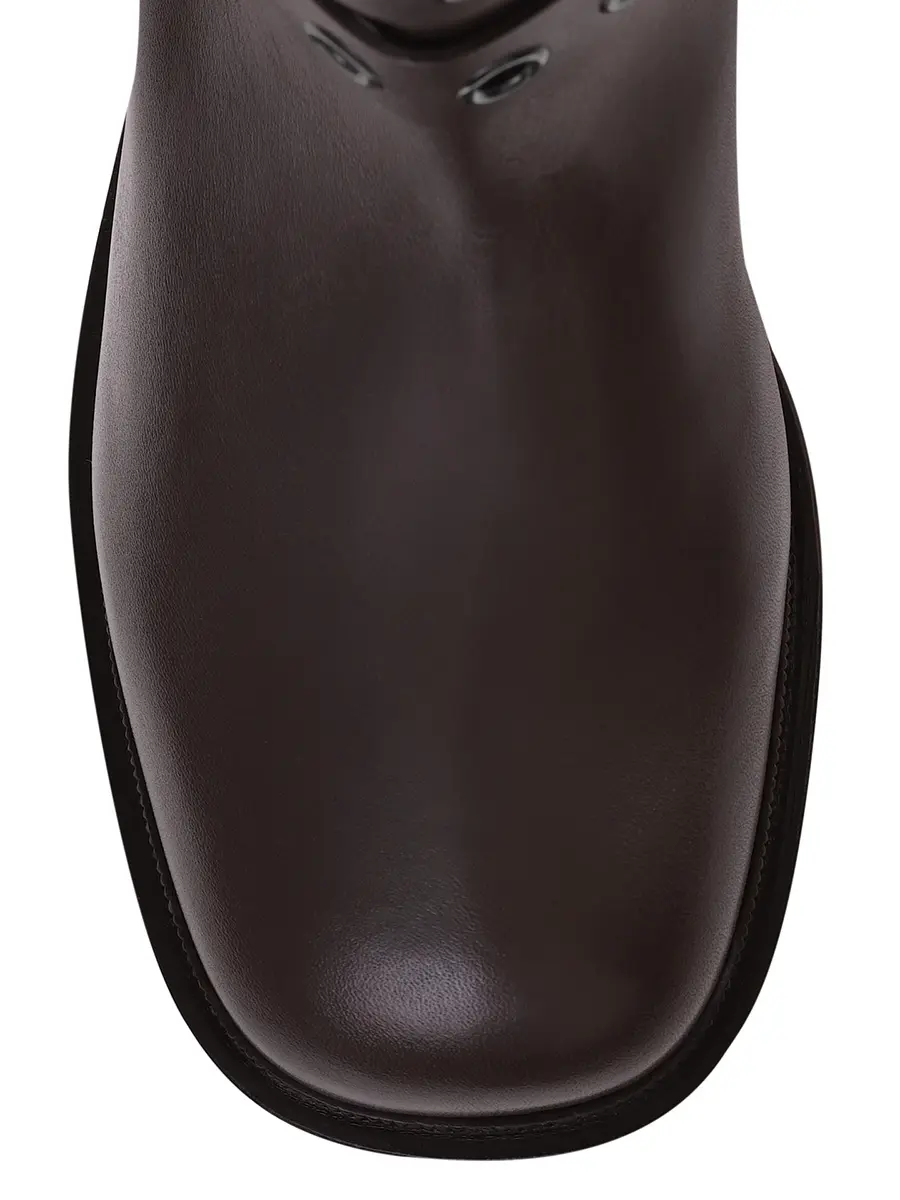 Сапоги кожаные