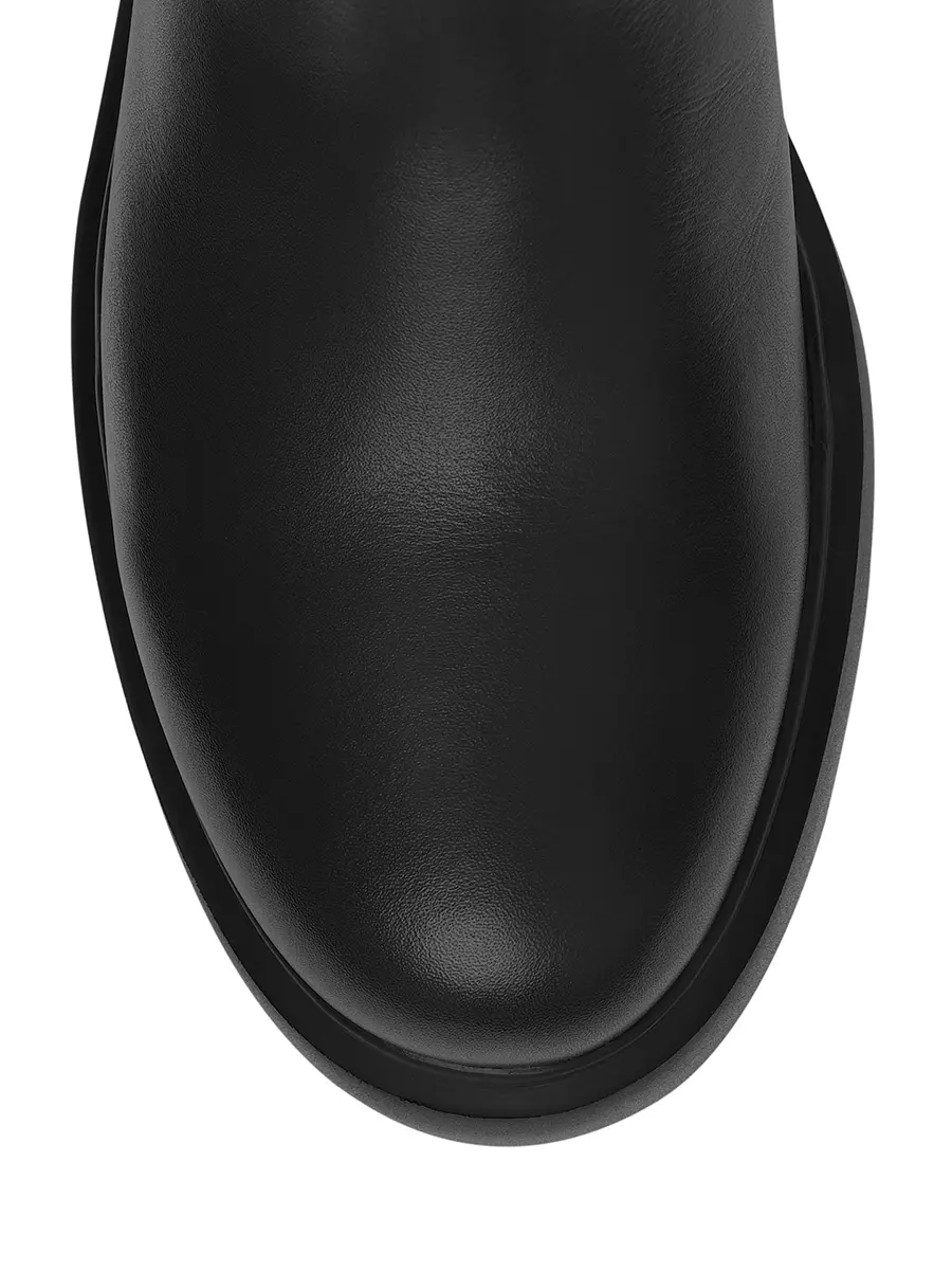 Сапоги кожаные