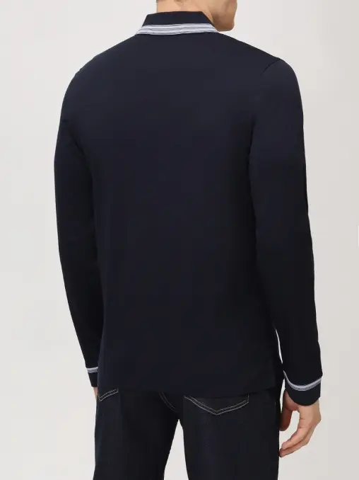Поло Slim Fit хлопковое BOSS