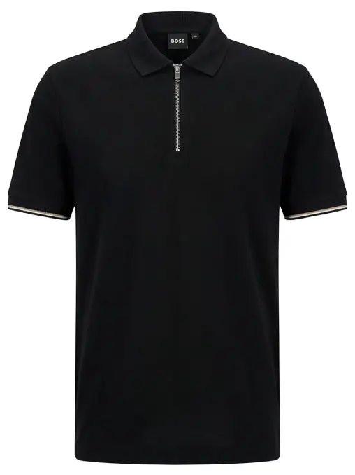 Поло хлопковое BOSS