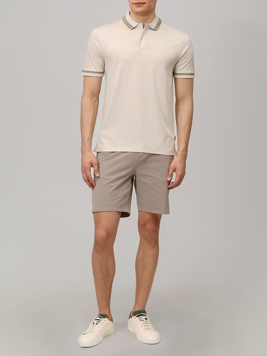 Поло Slim Fit хлопковое