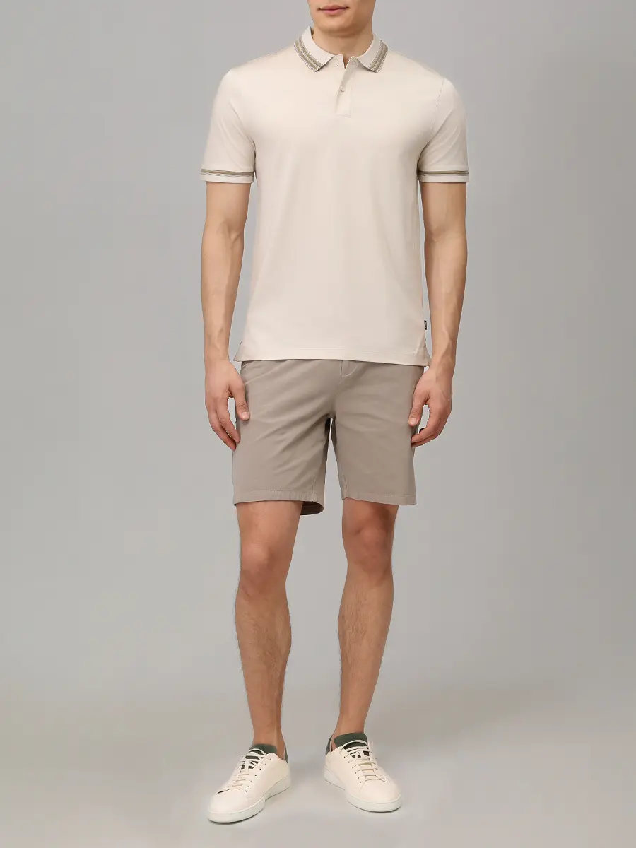 Поло Slim Fit хлопковое