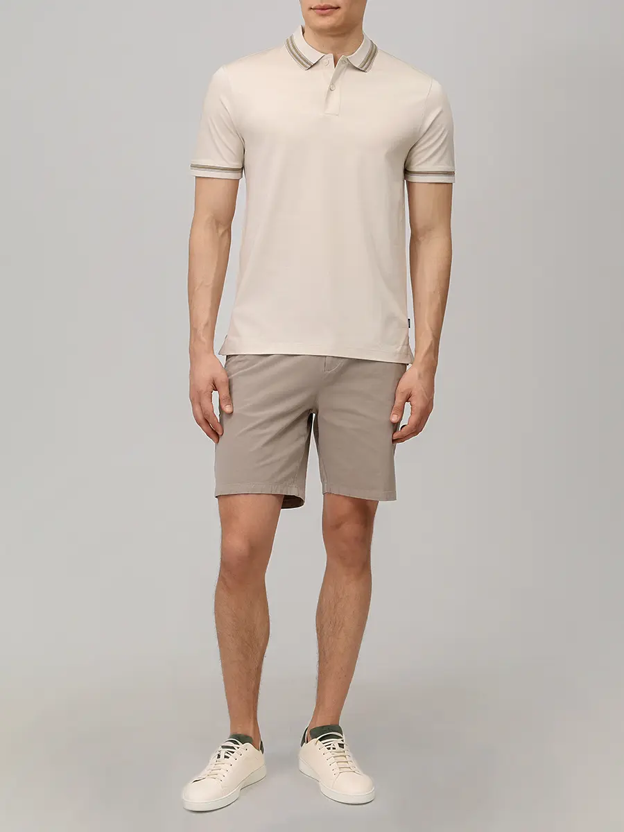 Поло Slim Fit хлопковое