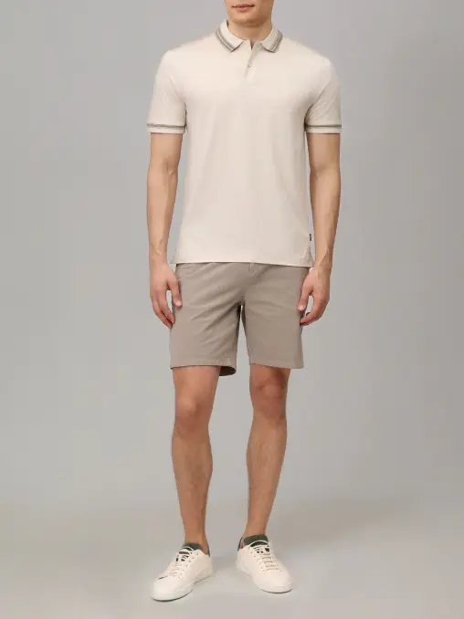 Поло Slim Fit хлопковое BOSS