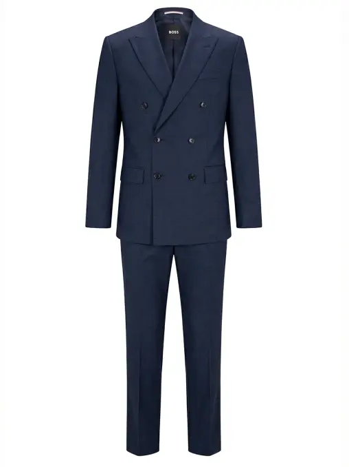 Костюм из шерсти и вискозы BOSS