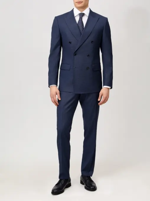 Костюм из шерсти и вискозы BOSS