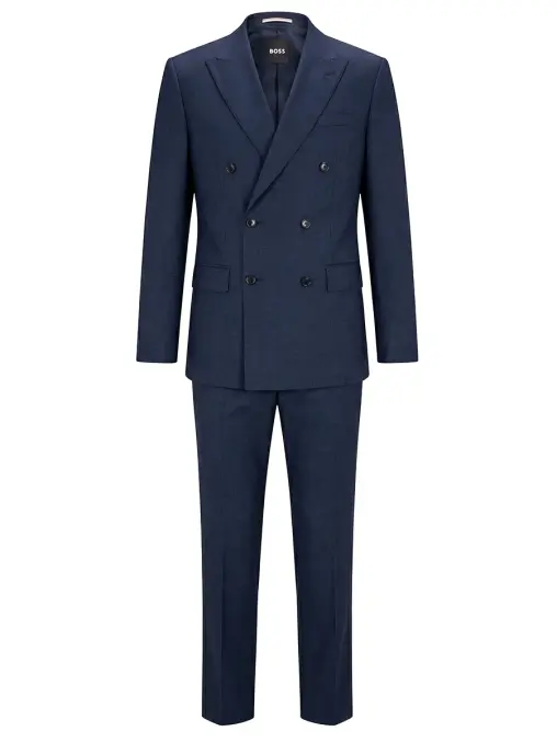 Костюм из шерсти и вискозы BOSS