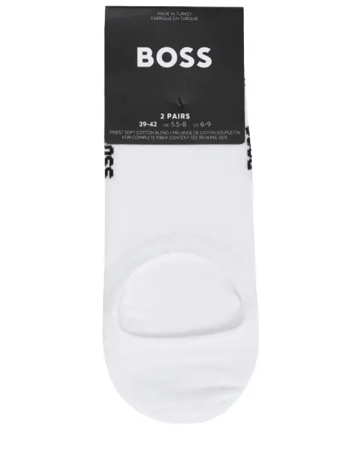 Набор из двух пар хлопковых подследников BOSS