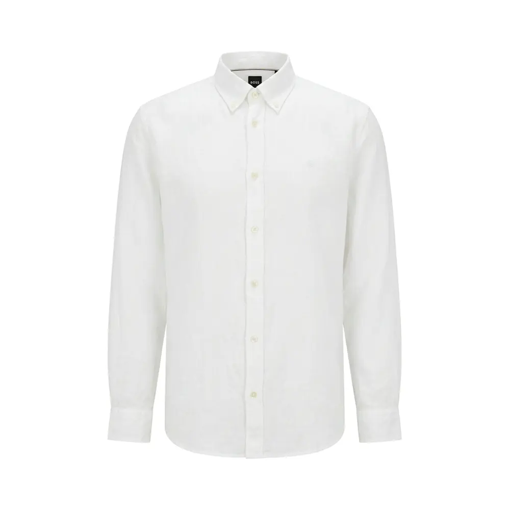 Рубашка Regular Fit льняная