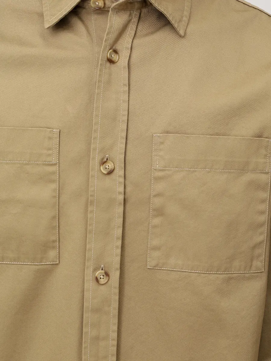 Рубашка Relaxed Fit хлопковая