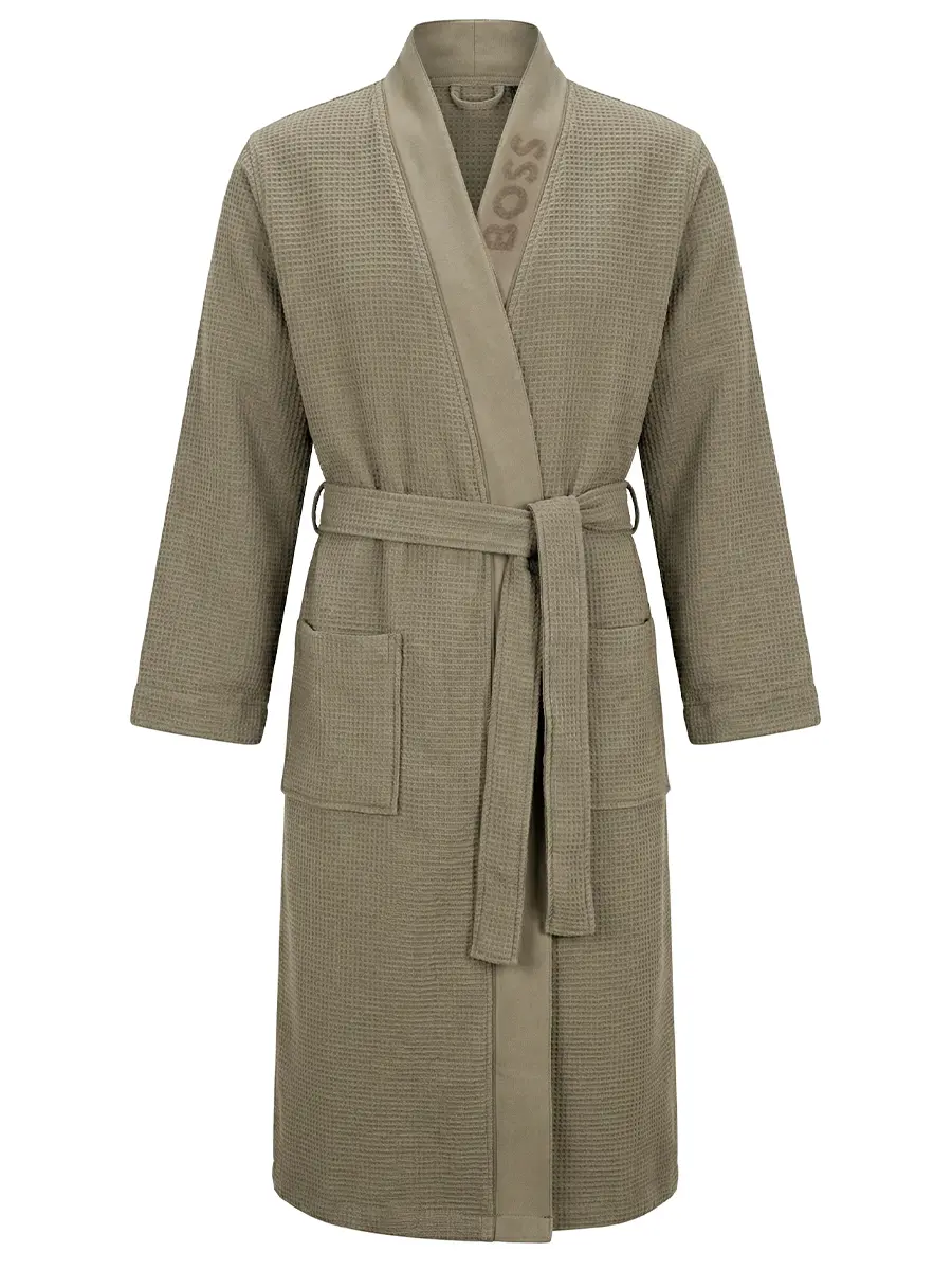 Халат из хлопка и вискозы