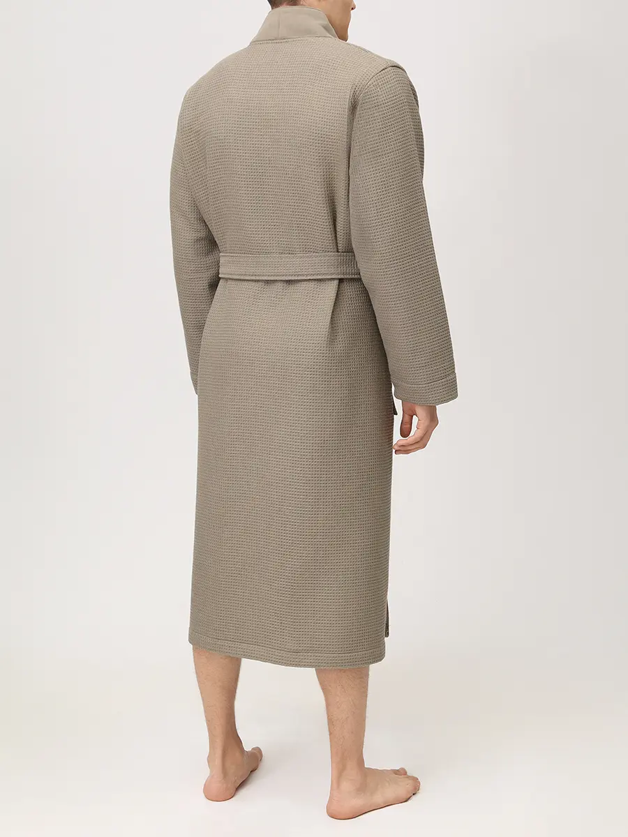 Халат из хлопка и вискозы