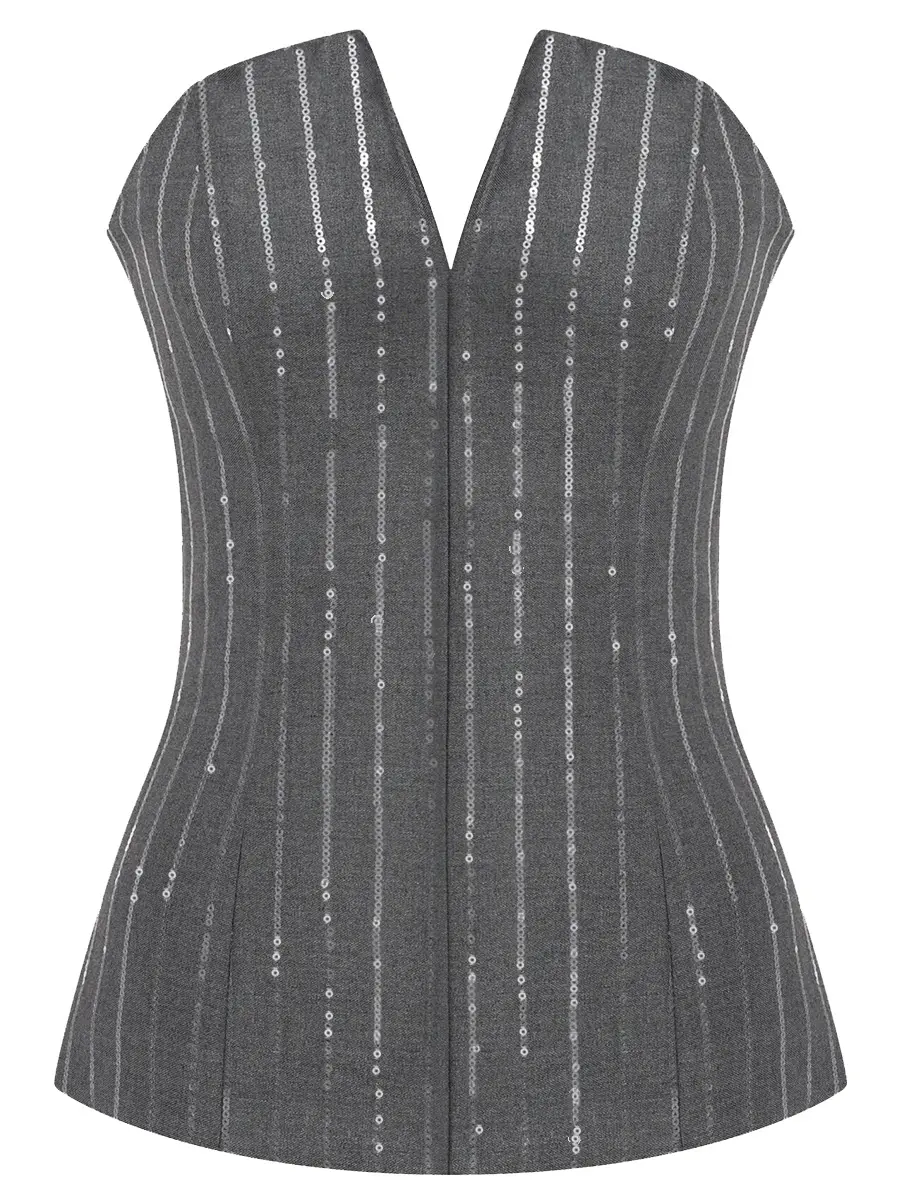 Корсет с пайетками