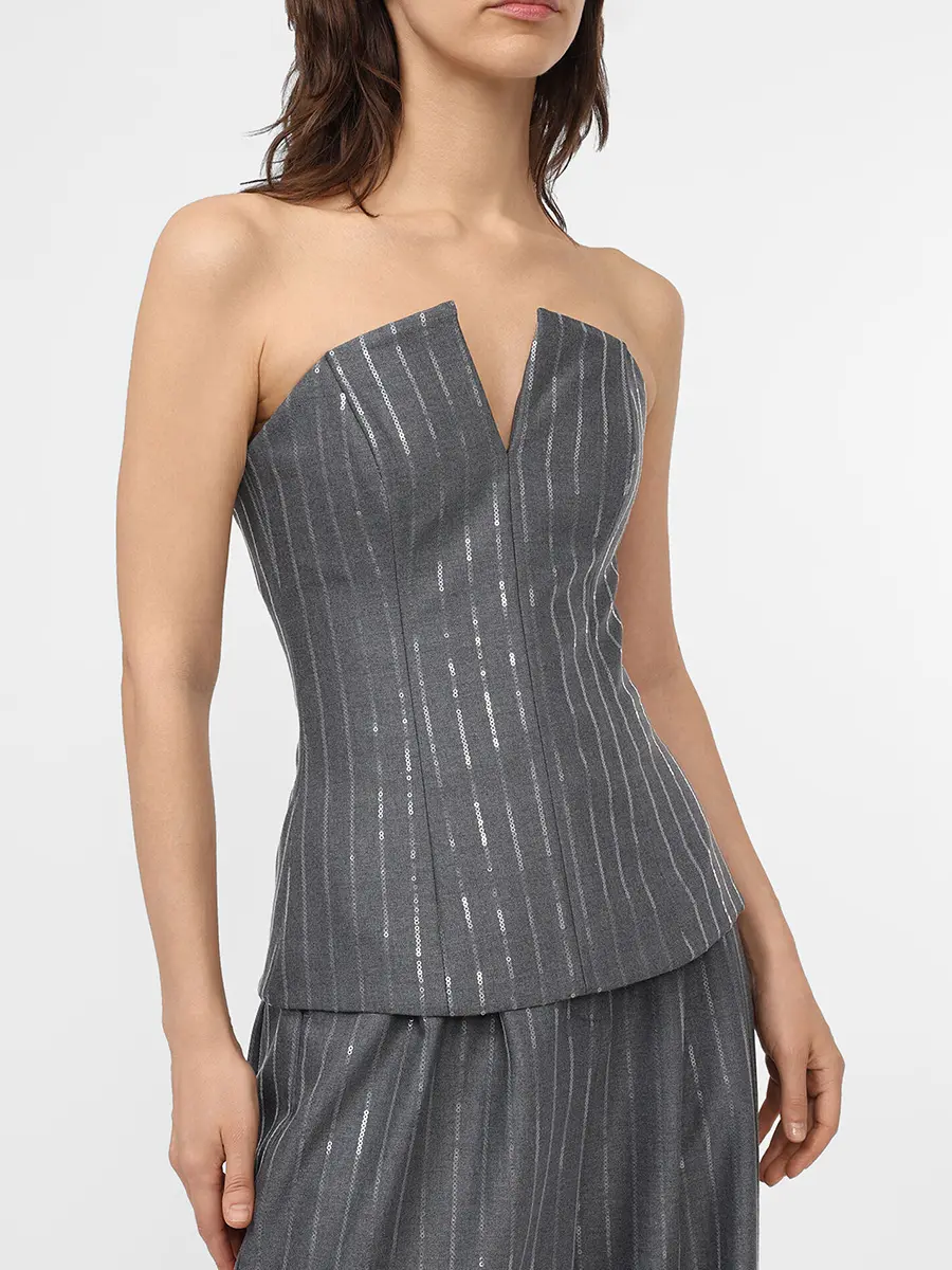 Корсет с пайетками