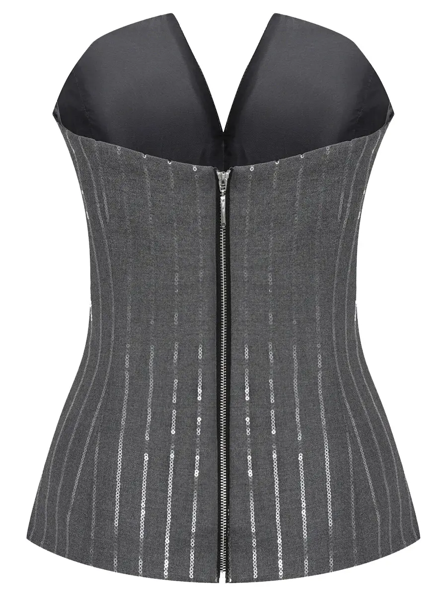 Корсет с пайетками