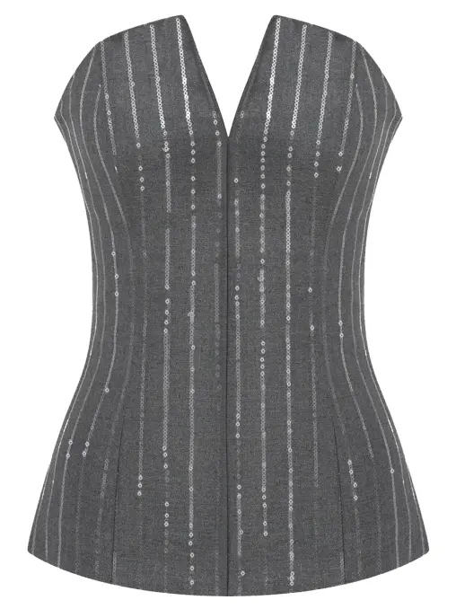 Корсет с пайетками DAN MARALEX