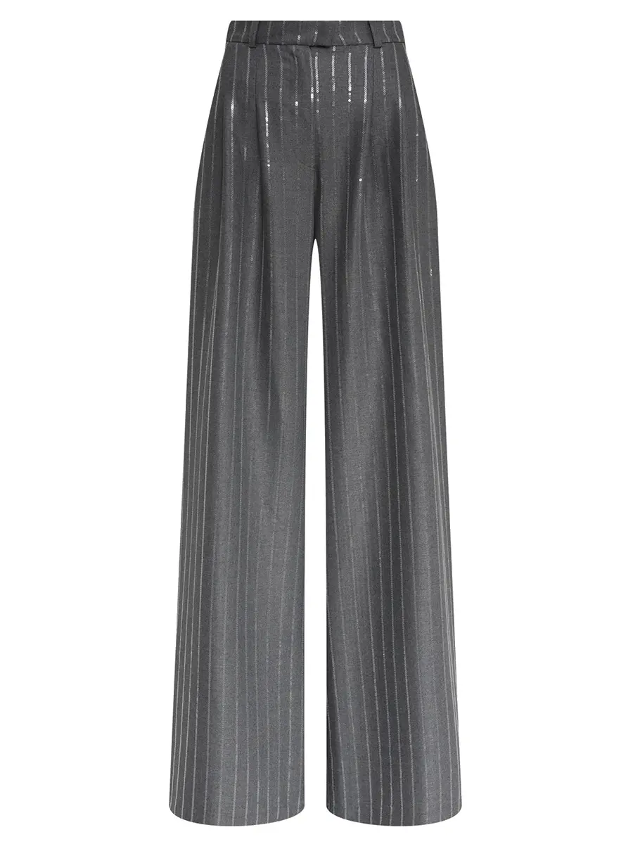 Брюки-палаццо с пайетками