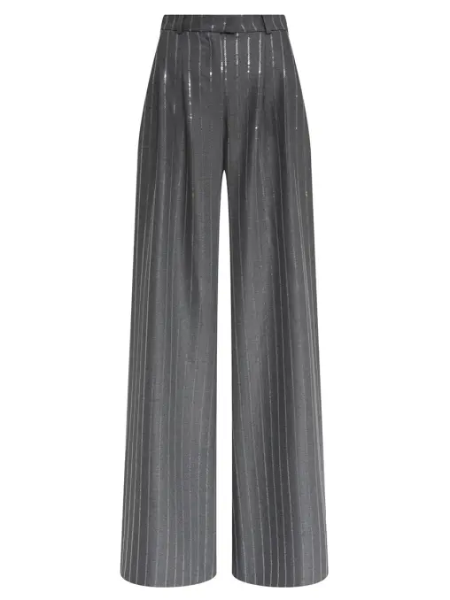 Брюки-палаццо с пайетками DAN MARALEX