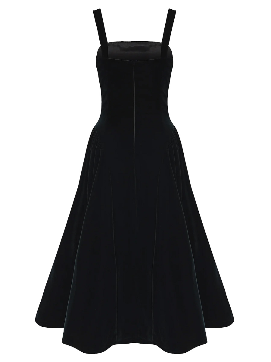 Платье бархатное