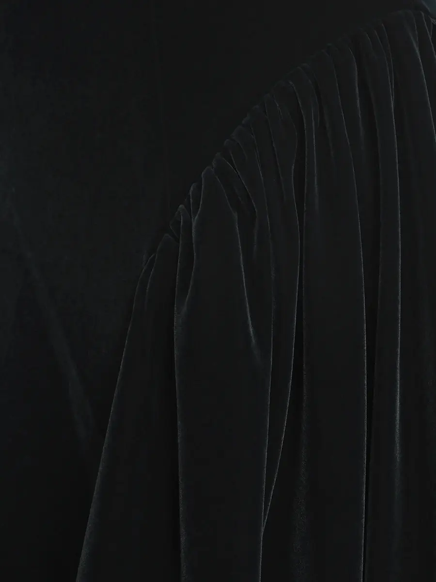 Платье бархатное