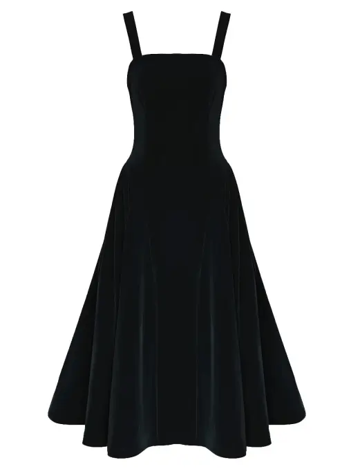 Платье бархатное DAN MARALEX