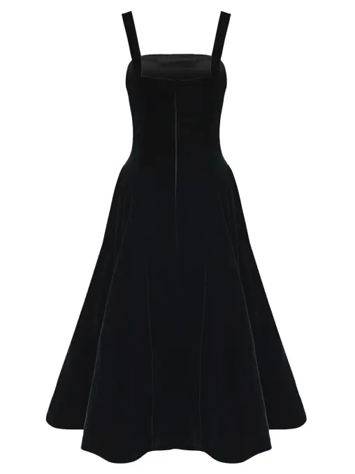 Платье бархатное DAN MARALEX