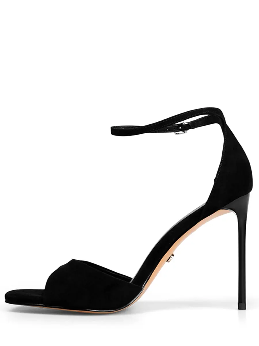 Босоножки замшевые