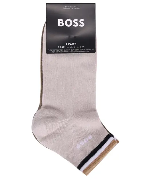 Набор из двух пар хлопковых носков BOSS
