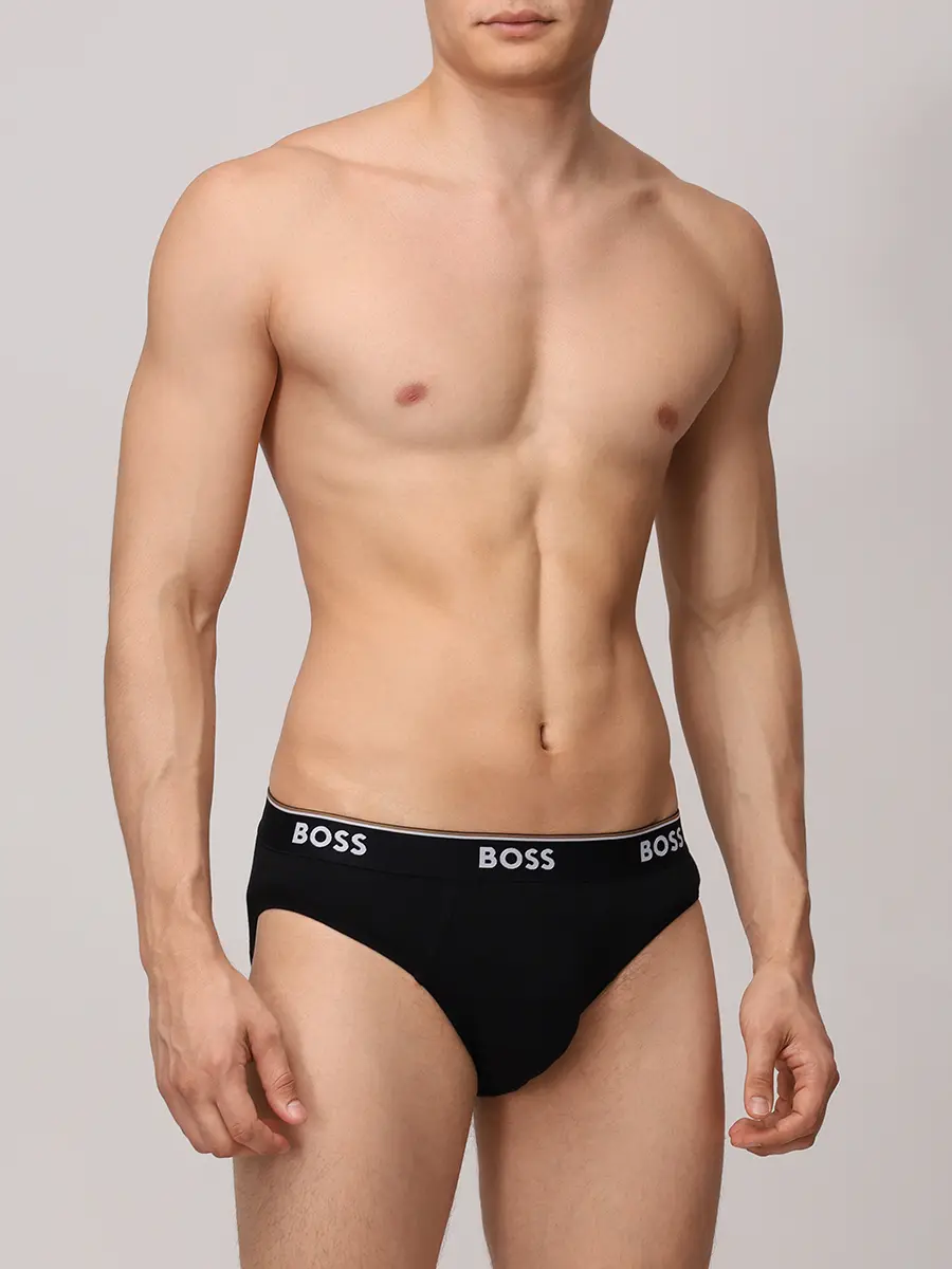 Набор из трех хлопковых трусов-брифов