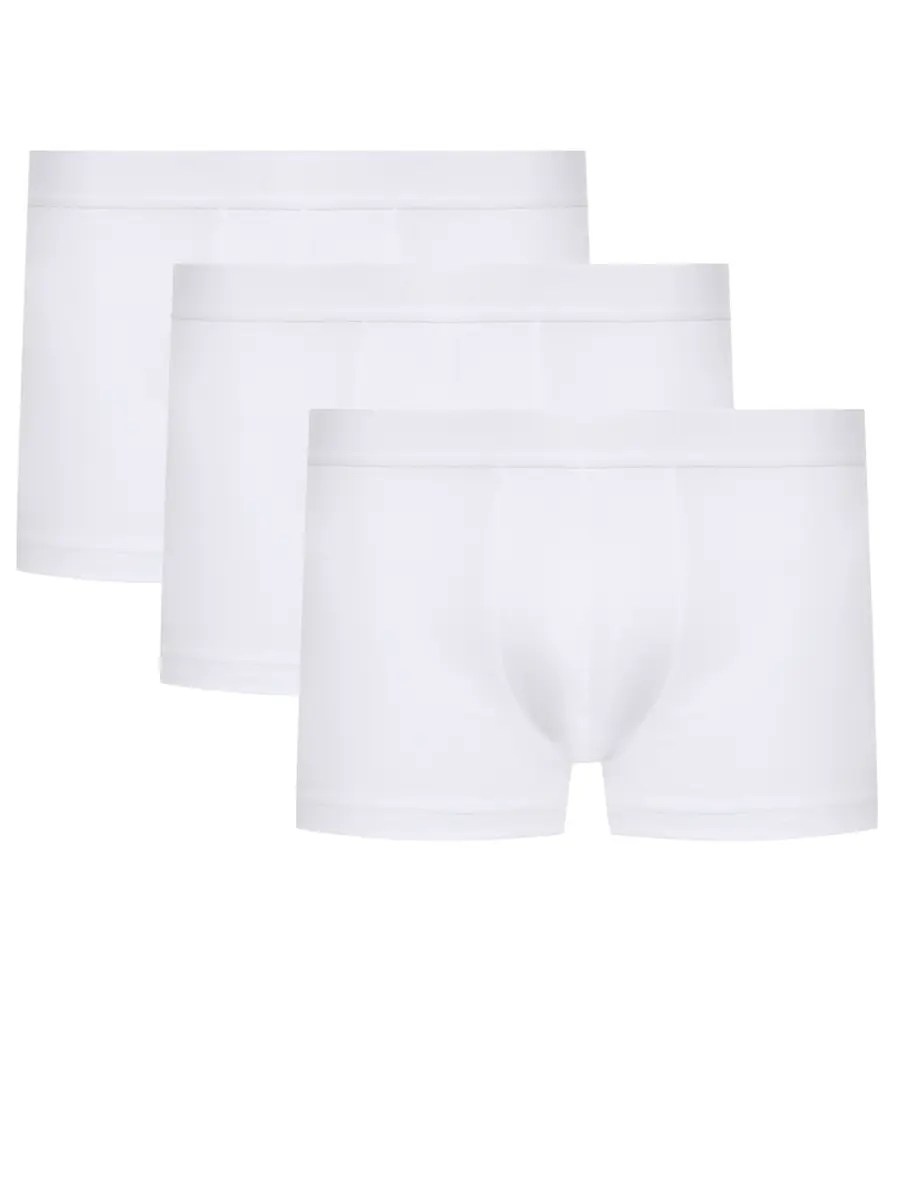 Набор из трех хлопковых трусов-боксеров