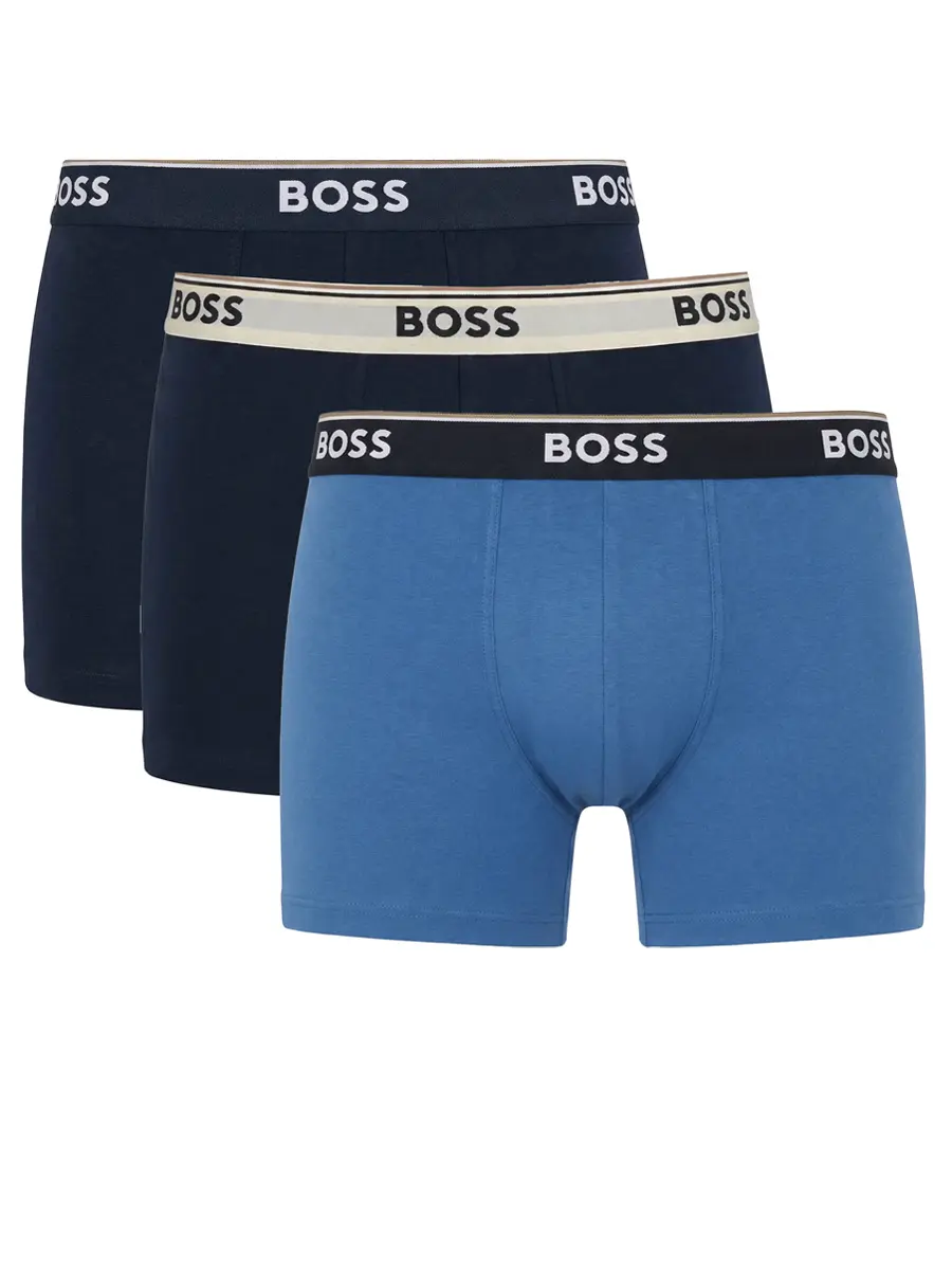 Набор из трех хлопковых трусов-боксеров