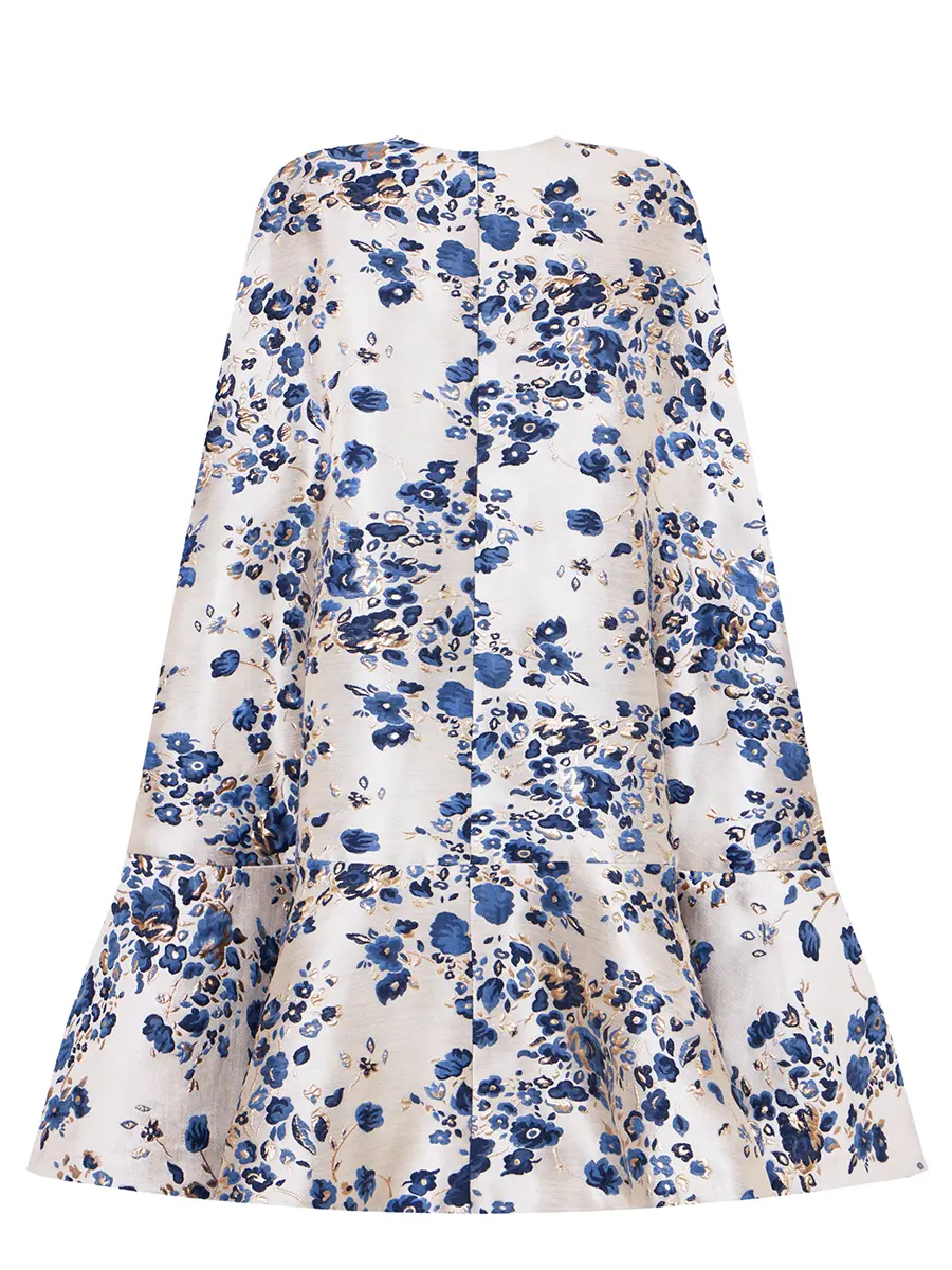 Кейп из мерцающего жаккарда