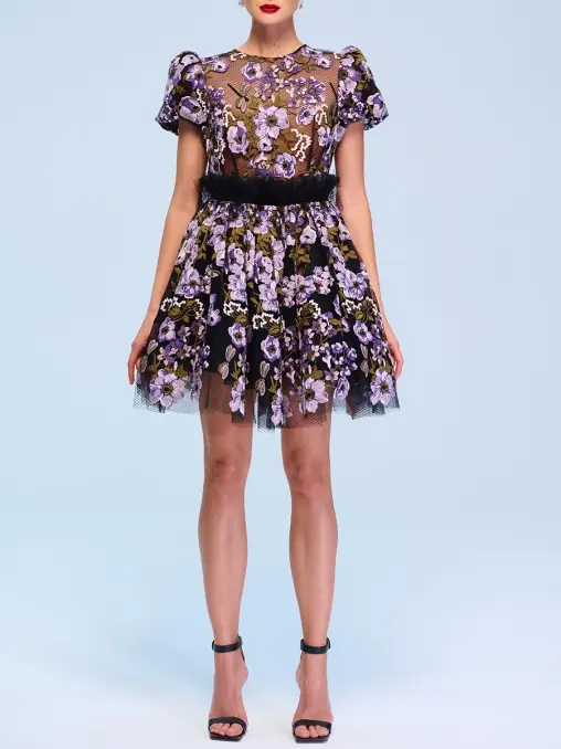 Платье из расшитой сетки THE NAMES