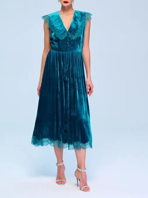 Платье бархатное THE NAMES