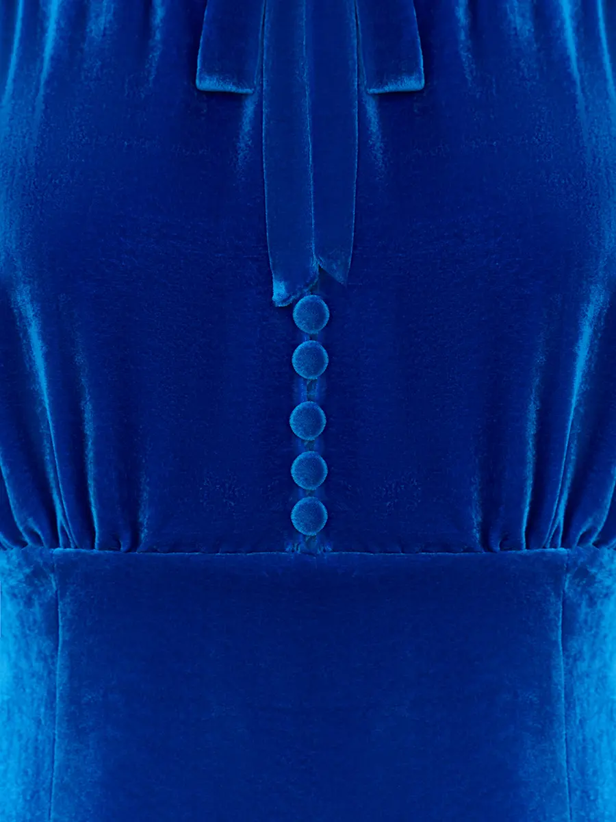 Платье бархатное