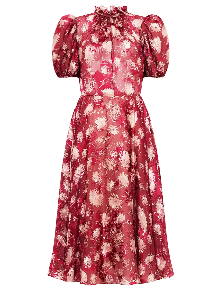 Платье шелковое