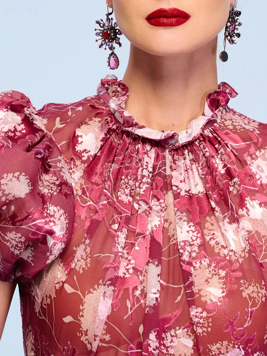 Платье шелковое