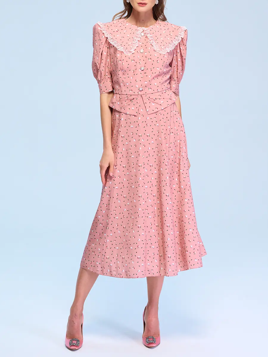 Платье шелковое