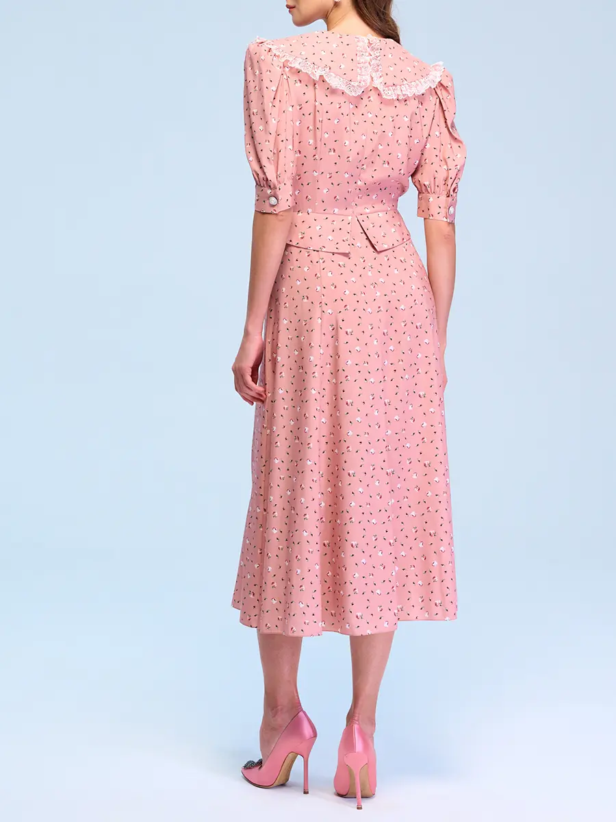 Платье шелковое