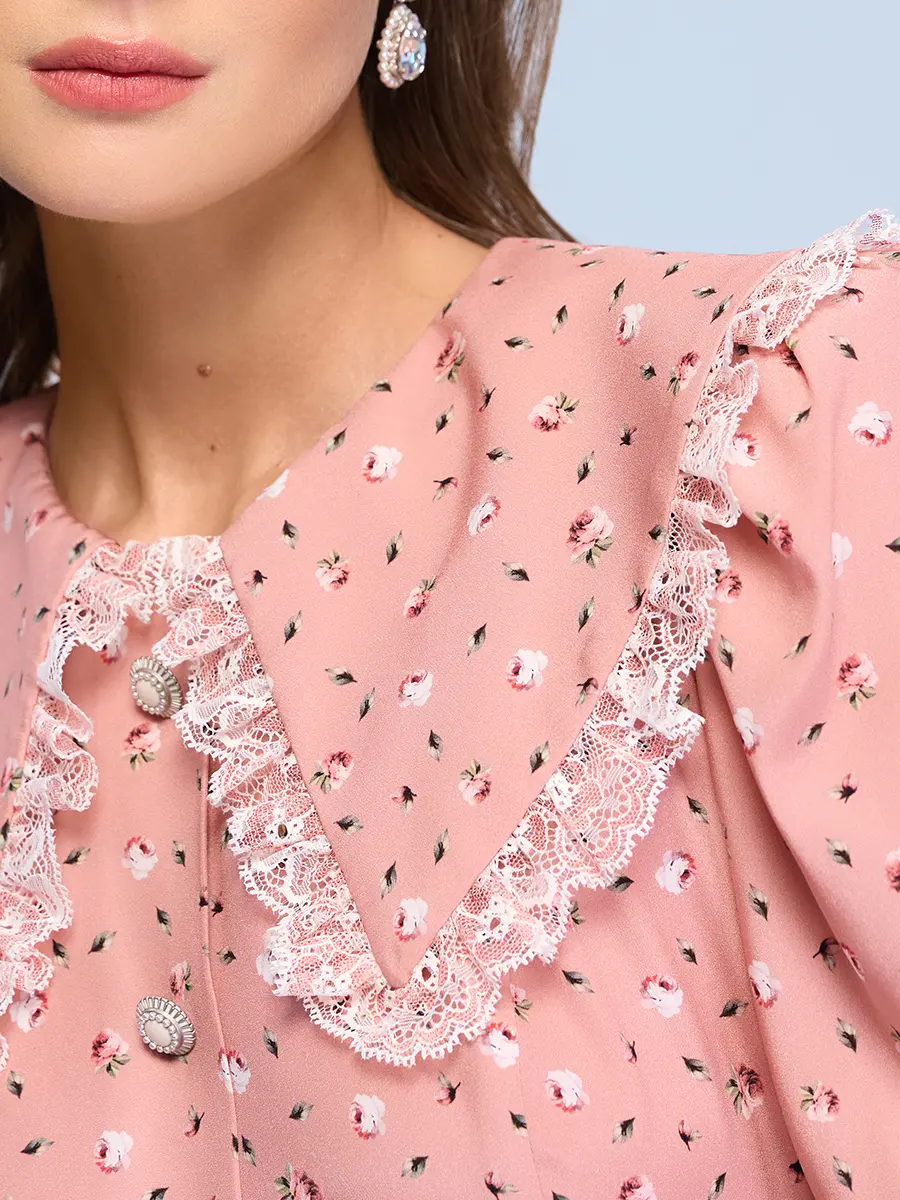 Платье шелковое