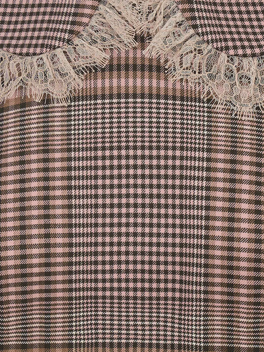 Платье из шерсти и шелка