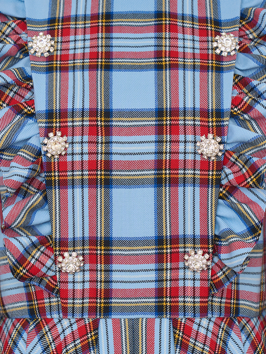 Платье с оборками