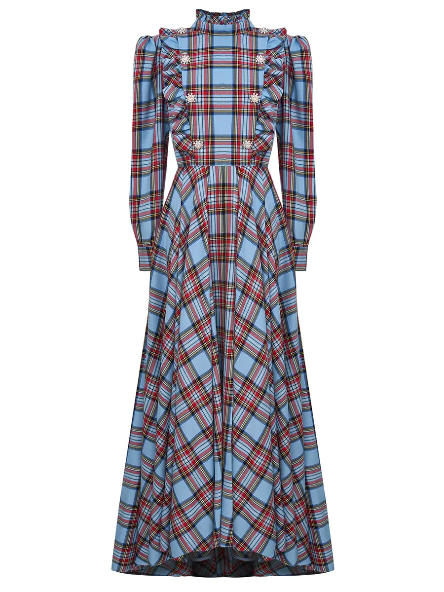 Платье с оборками