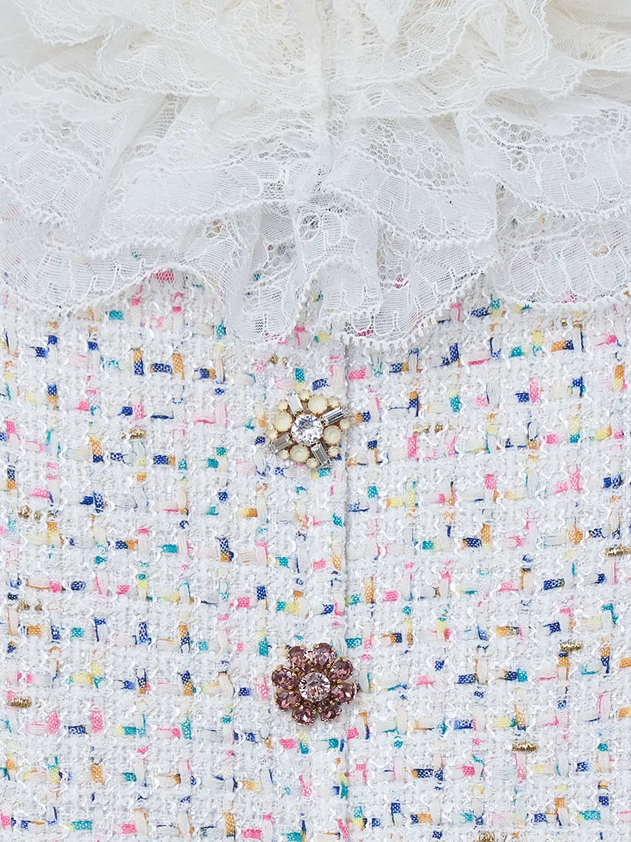 Платье твидовое