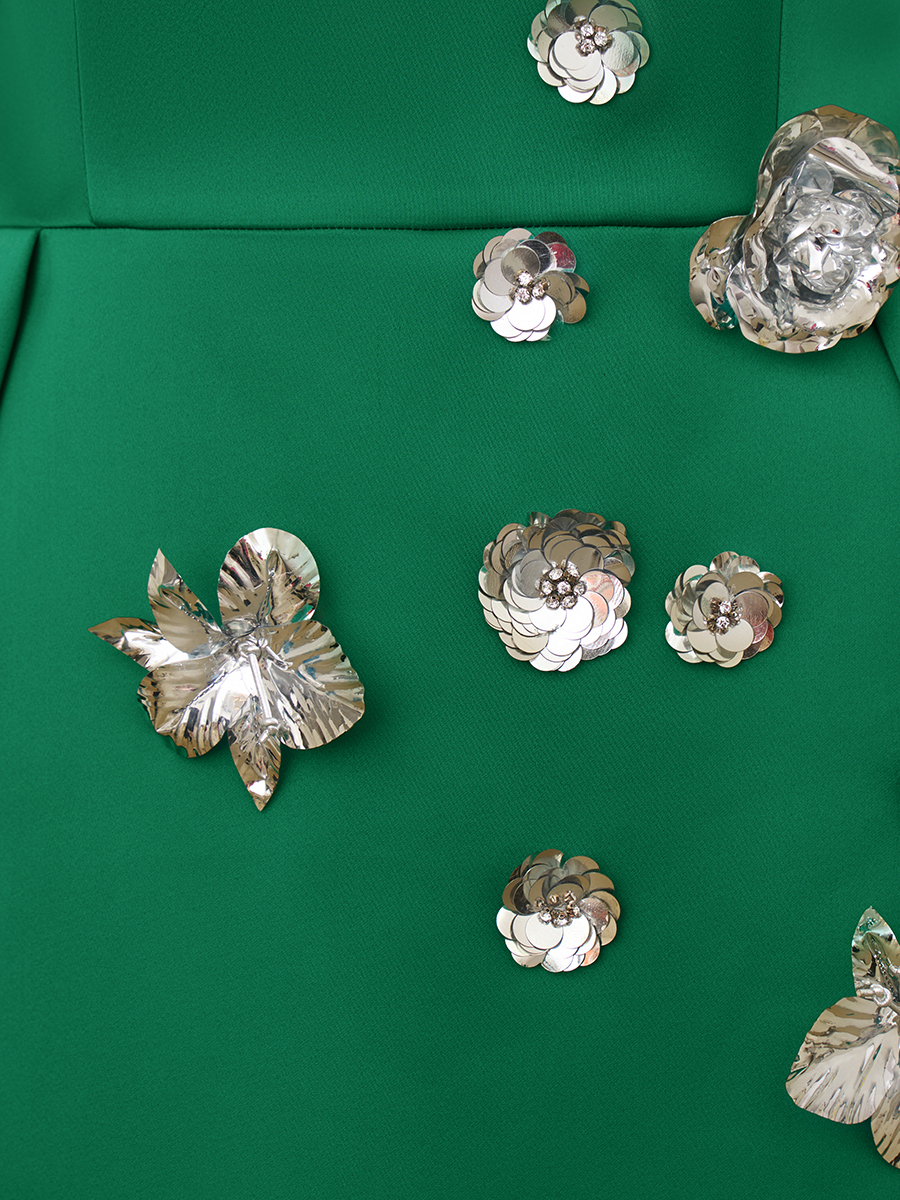 Платье шелковое