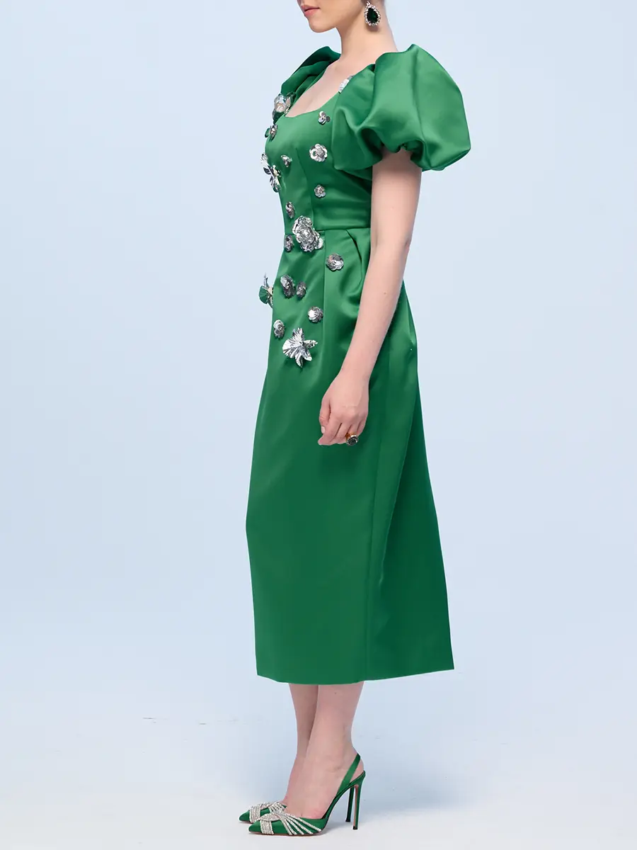 Платье шелковое