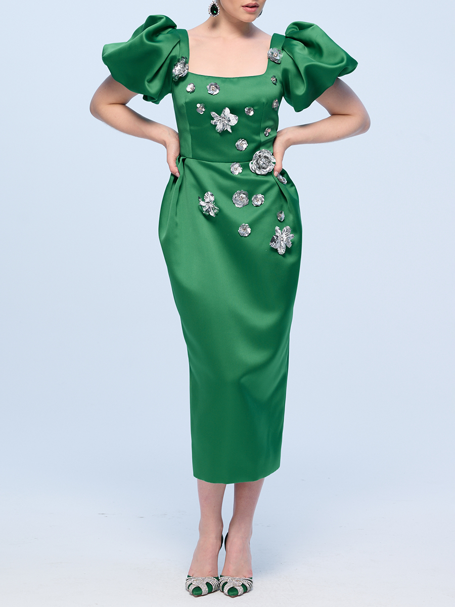 Платье шелковое